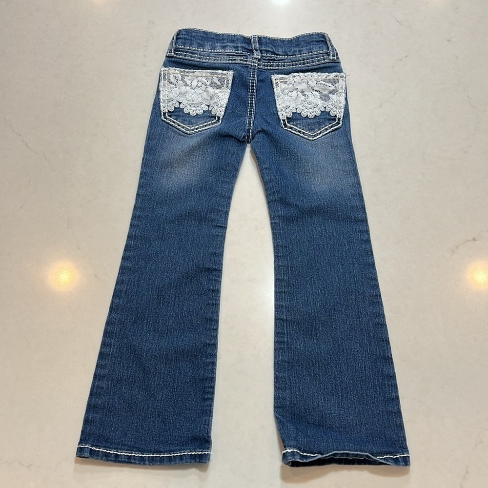 Faded glory girls jeans, size 4, never worn. - Picture 2 of 4